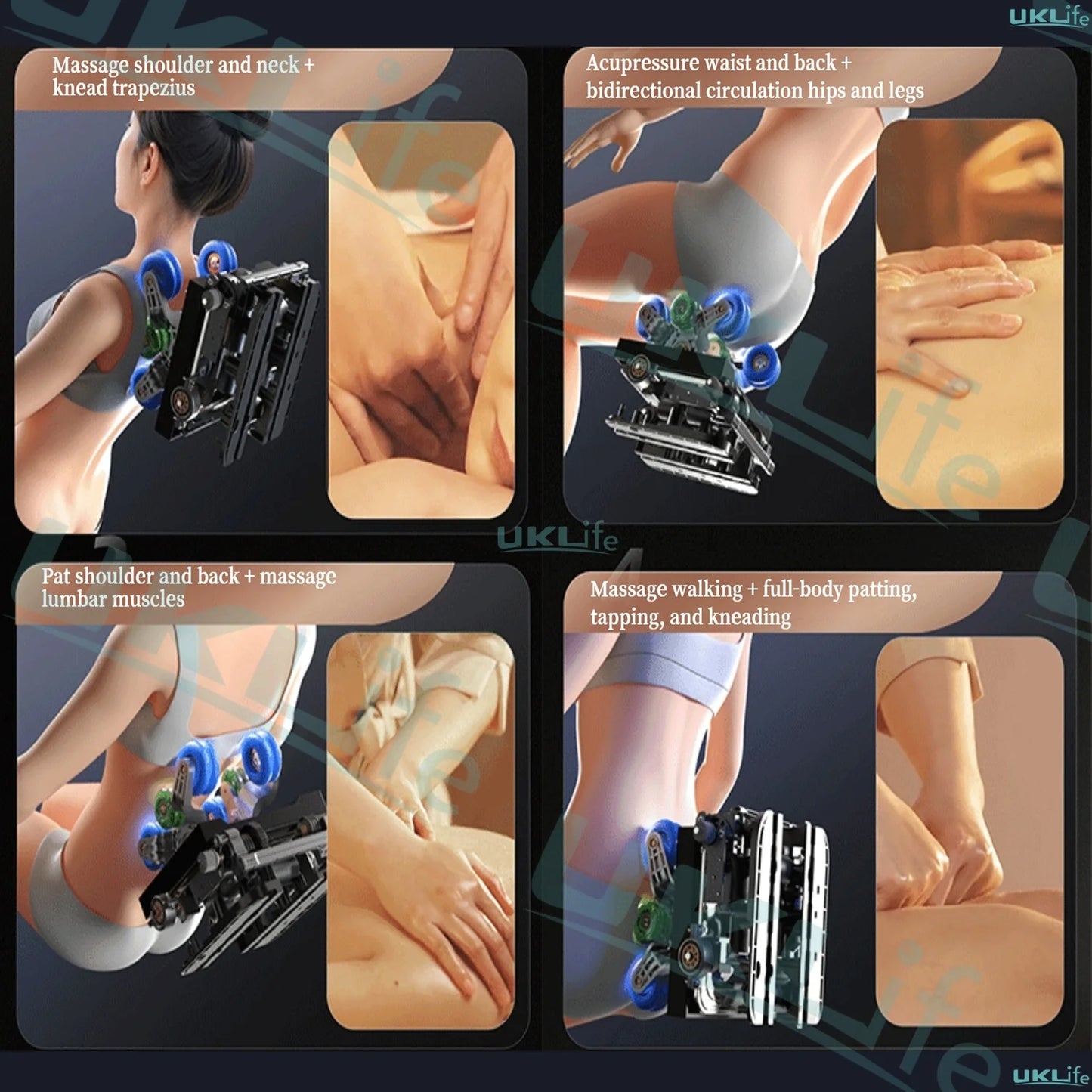 2026 MAX6D Dual-Core Jade-Massagesessel mit Wadenmassage, 152 cm Dual-SL-Schiene, KI-Sprachsteuerung, Schwerelosigkeitsmodus