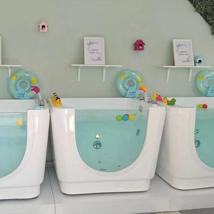 1100X850X850mm Infant Baby Portable Spa Acrylic Hydromassage Whirlpool Kids Children Bathtub NS807A