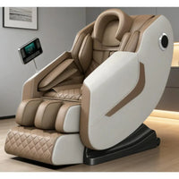 Luxury Portable Massage Chair, Zero Gravity Full Body with Foot Rollers & Music | Electric Relaxation & Entertainment System