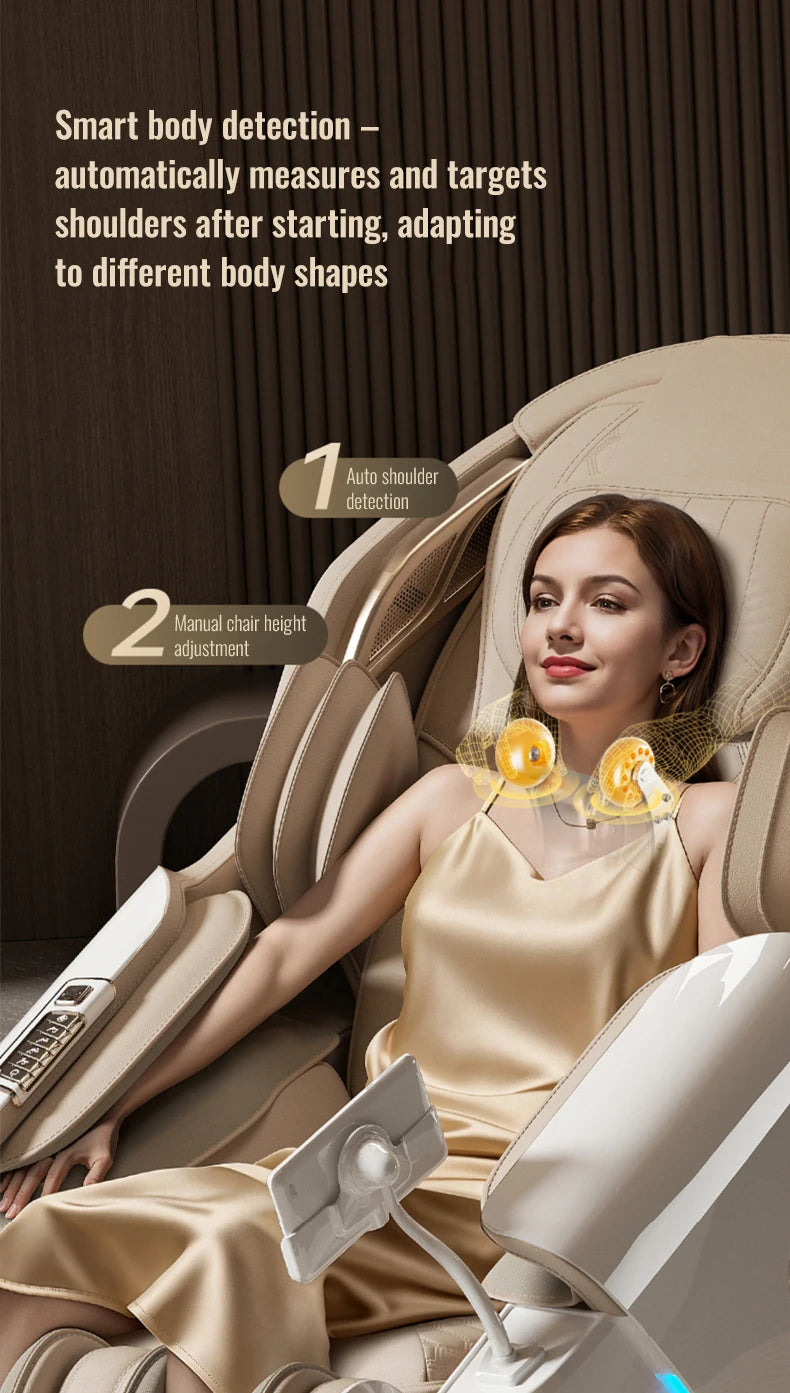 2026 Künstliche Intelligenz Gesundheitswesen Produkte Ganzkörper 4D Schwerelosigkeit Luxus S L Track Massagesessel