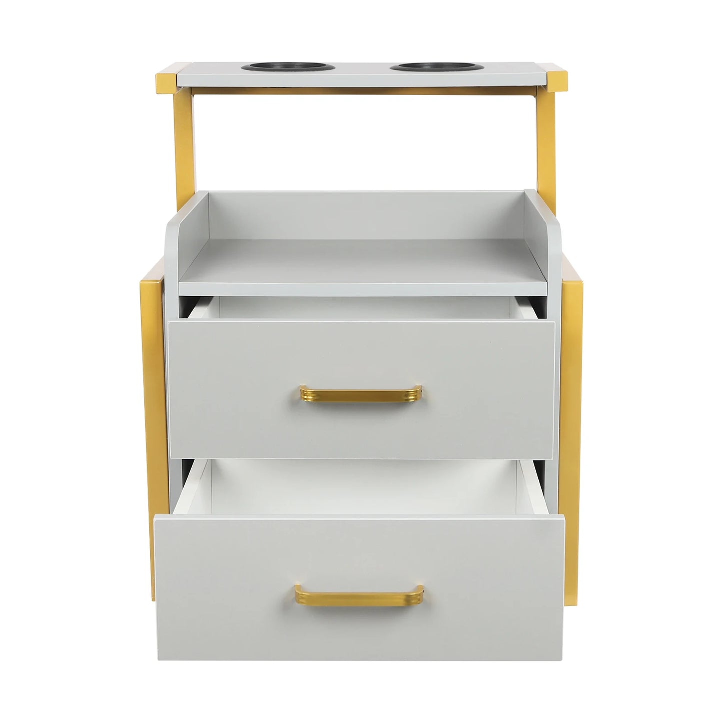 Multifunktionale Salonwagen Wandmontierter Friseurschrank Friseursalon Spezial Dauerwellen-Färbemittel-Ablageregal Möbel