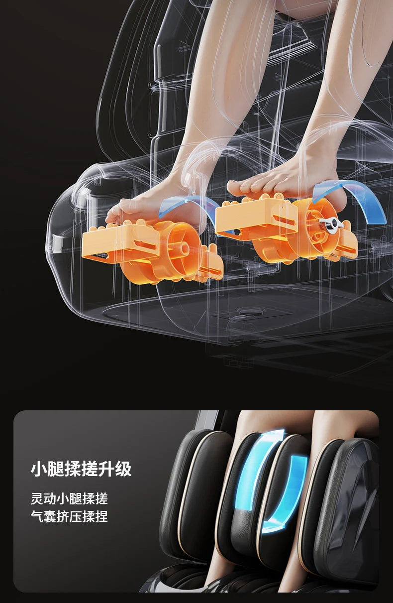 2025 new dual-movement massage chair household full-body automatic multi-function electric smart space capsule