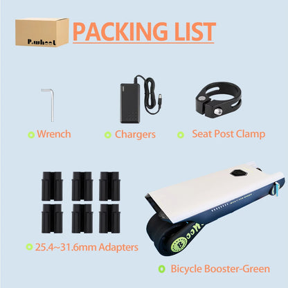 Booster électrique portable pour vélo, accessoires durables, suite VTT, 18V, 200W