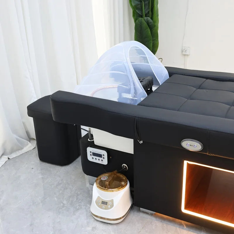 Multi-function Salon Head Spa Electric Massage Shampoo Bed Head Spa Thai Physiotherapy and Foot Spa Pedicure Chair