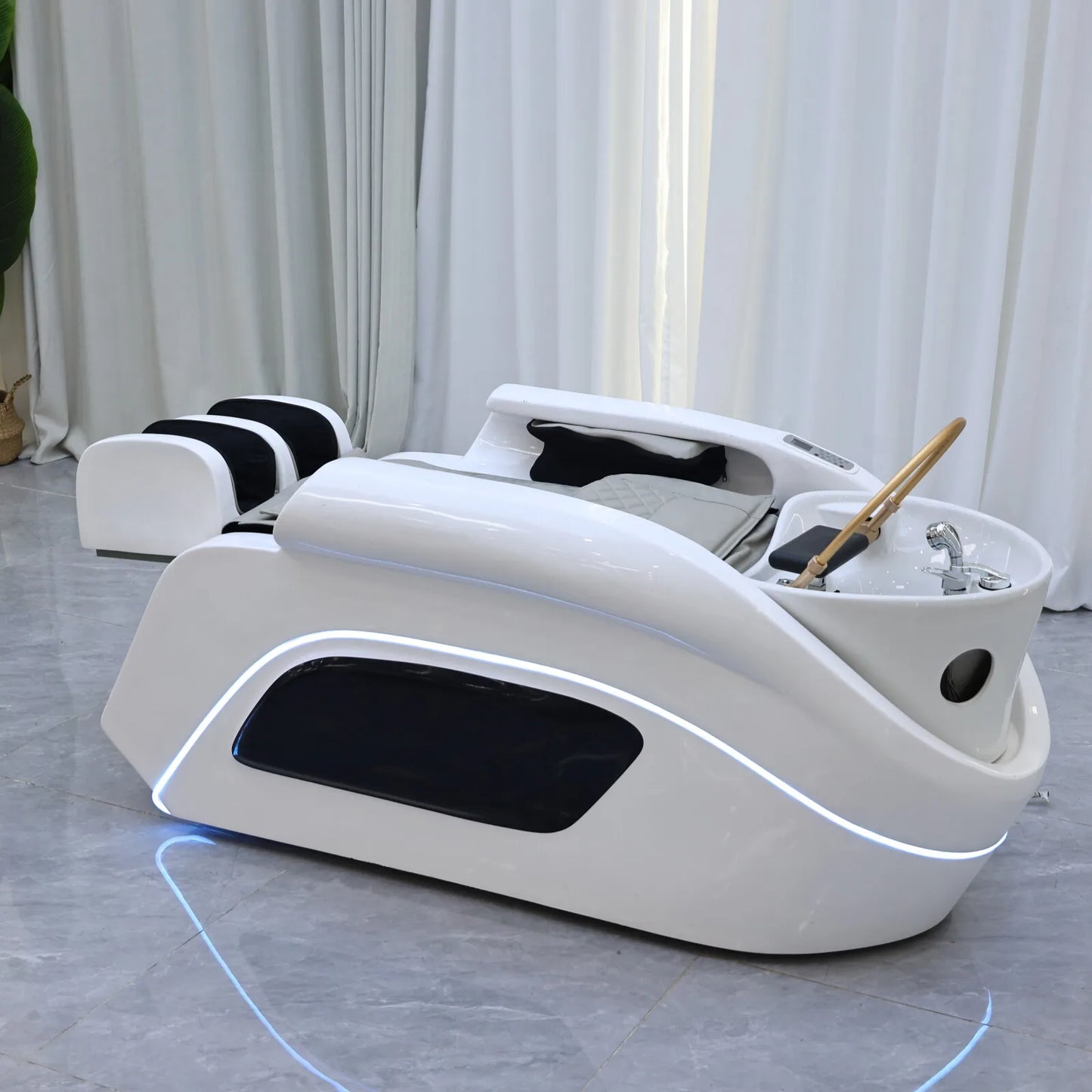 Premium automatisches Massage-Haarwaschbett | Markensalon-Shop Massagetisch | Kommerzielle Saloneinrichtung
