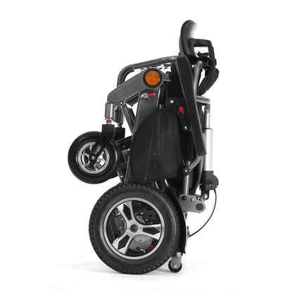 2026 Automatic Remote Control Foldable Wheel Chair Portable Aluminum Alloy Disabled Reclining Electric Wheelchair