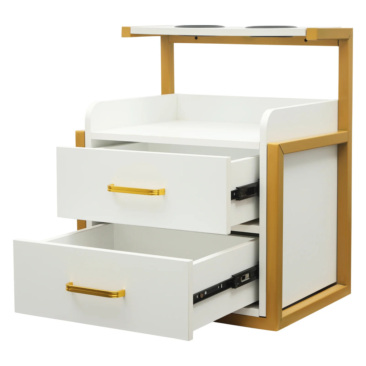 Multifunktionale Salonwagen Wandmontierter Friseurschrank Friseursalon Spezial Dauerwellen-Färbemittel-Ablageregal Möbel