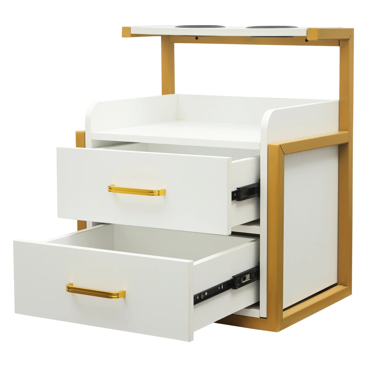 Multifunktionale Salonwagen Wandmontierter Friseurschrank Friseursalon Spezial Dauerwellen-Färbemittel-Ablageregal Möbel