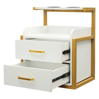 Multifunktionale Salonwagen Wandmontierter Friseurschrank Friseursalon Spezial Dauerwellen-Färbemittel-Ablageregal Möbel