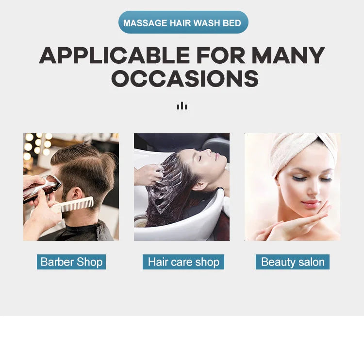 Electric luxury beauty salon furniture head spa shampoo chair bed shampoo chair massage head spa shampoo chair bed  Worry-free r