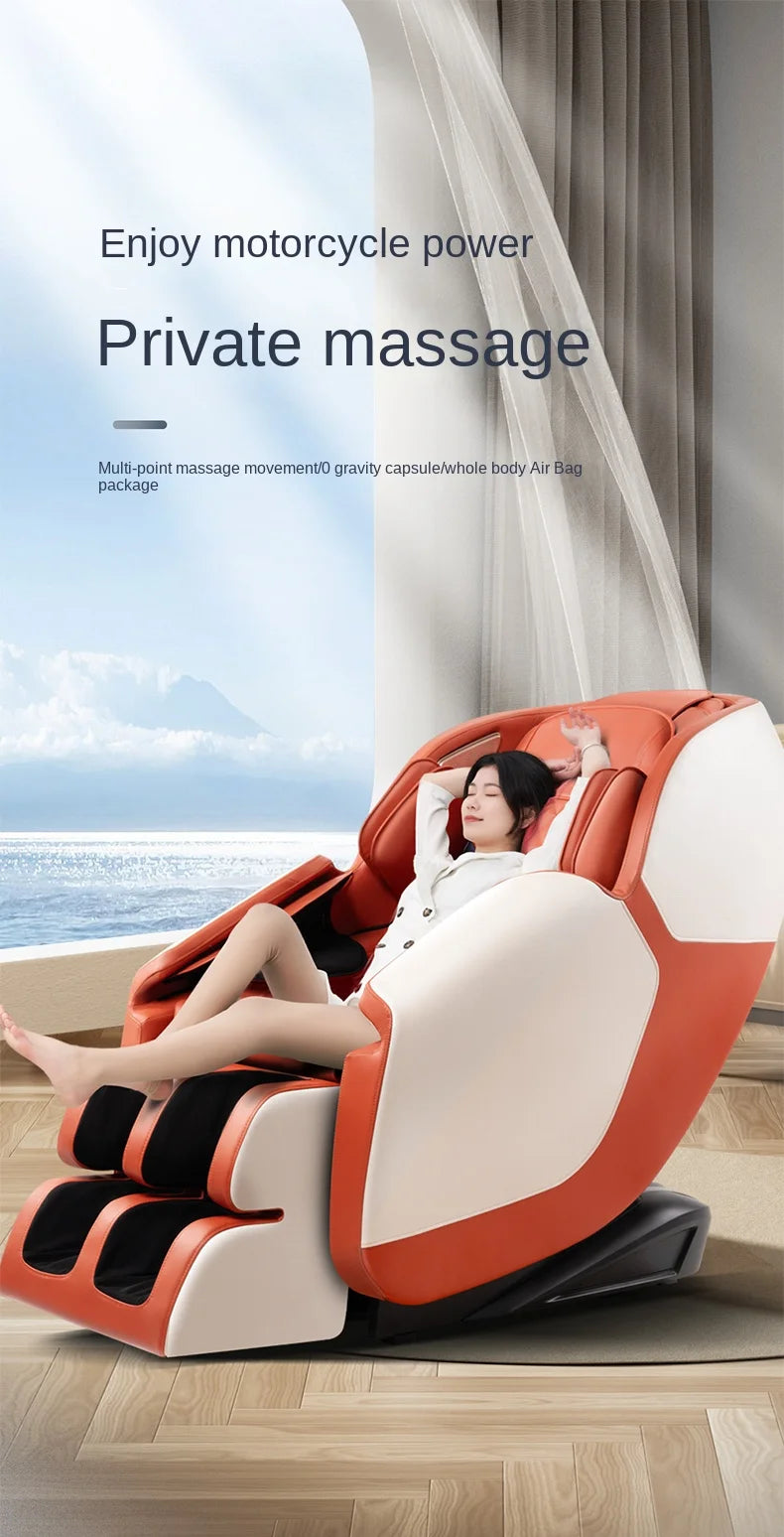 Luxury Modern Multifunctional Air Pressure 3D Message Chair 4D Zero Gravity Heating Shiatsu Massage Chair For Head Foot Body