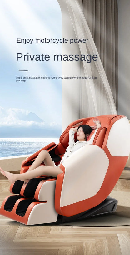Luxury Modern Multifunctional Air Pressure 3D Message Chair 4D Zero Gravity Heating Shiatsu Massage Chair For Head Foot Body