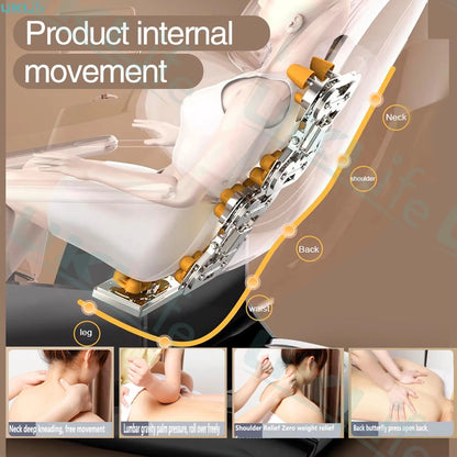 3 Year Warranty 4D SL Track Massage Chair  Zero Gravity Massage Recliner Full Body Airbag Massage Sofa Touch Screen Office chair