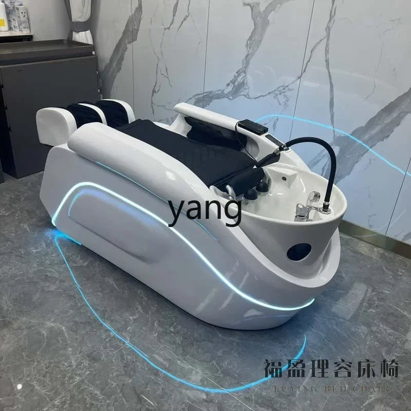 LTT electric smart shampoo bed barber shop hair shop semi-automatic flushing bed