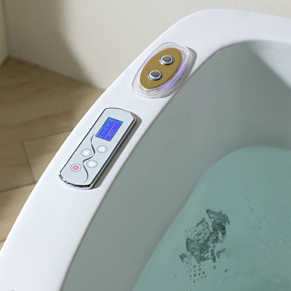 2026 Pet Series Massage Spa Bath Tub Adjustable Removable Transparent Acrylic Bathtub