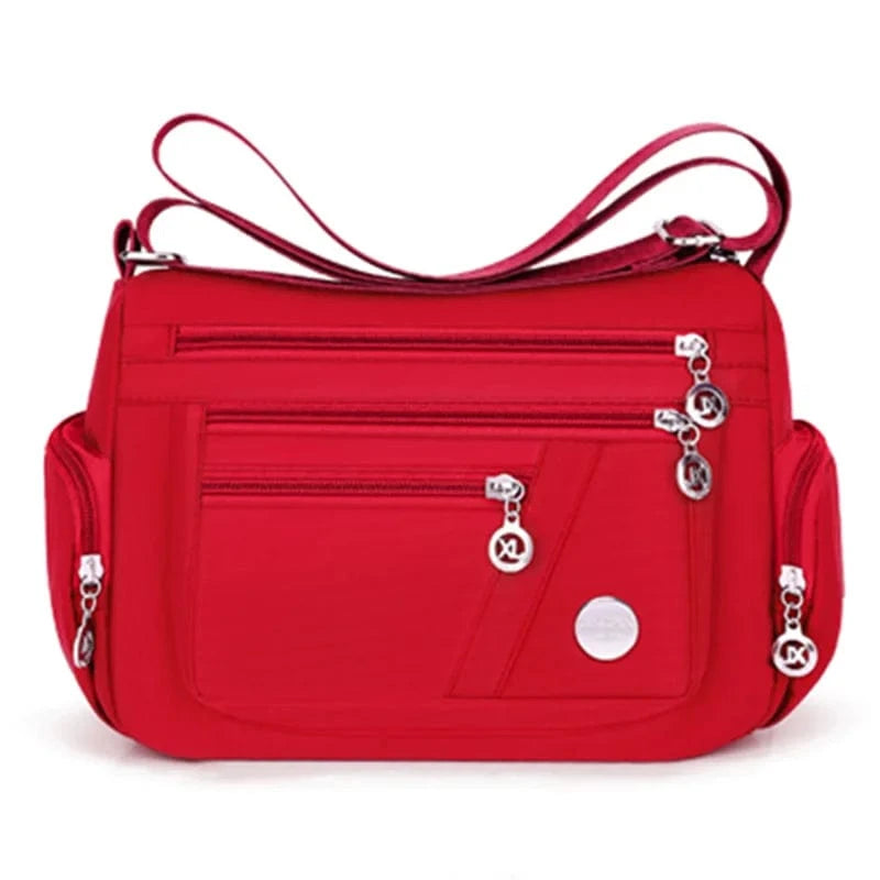 Women’s Oxford Nylon Crossbody Handbag – Travel Shoulder Bag with Multi-Pockets