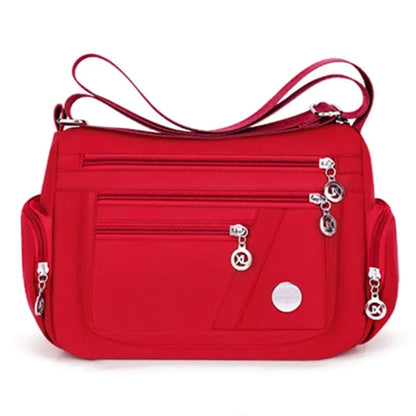 Women’s Oxford Nylon Crossbody Handbag – Travel Shoulder Bag with Multi-Pockets