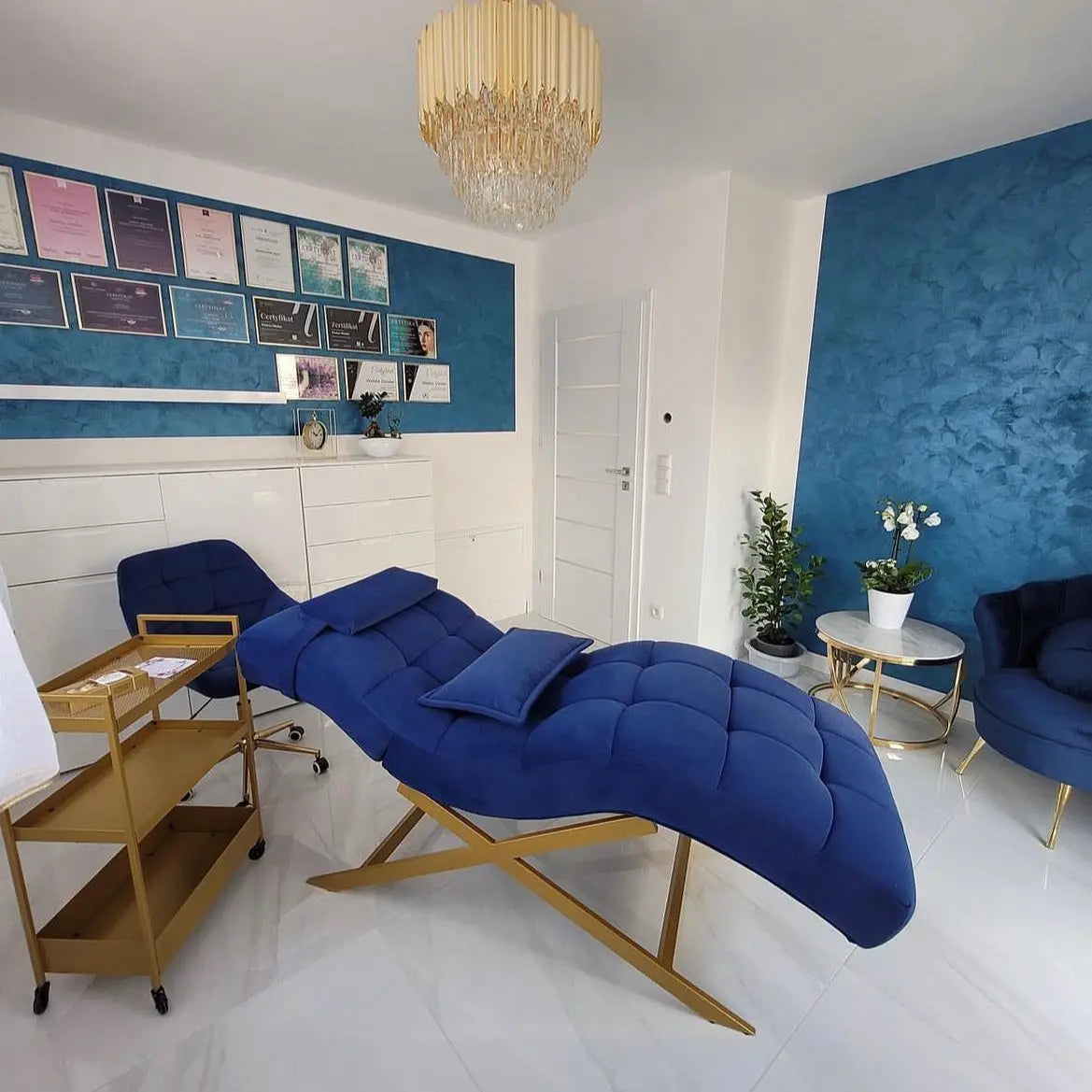 Modern Electric Lash Gesichtsbehandlungsliege für Schönheitssalon Möbel Luxus Massageliegen & -betten Elektrische Vibrationsmassagebank