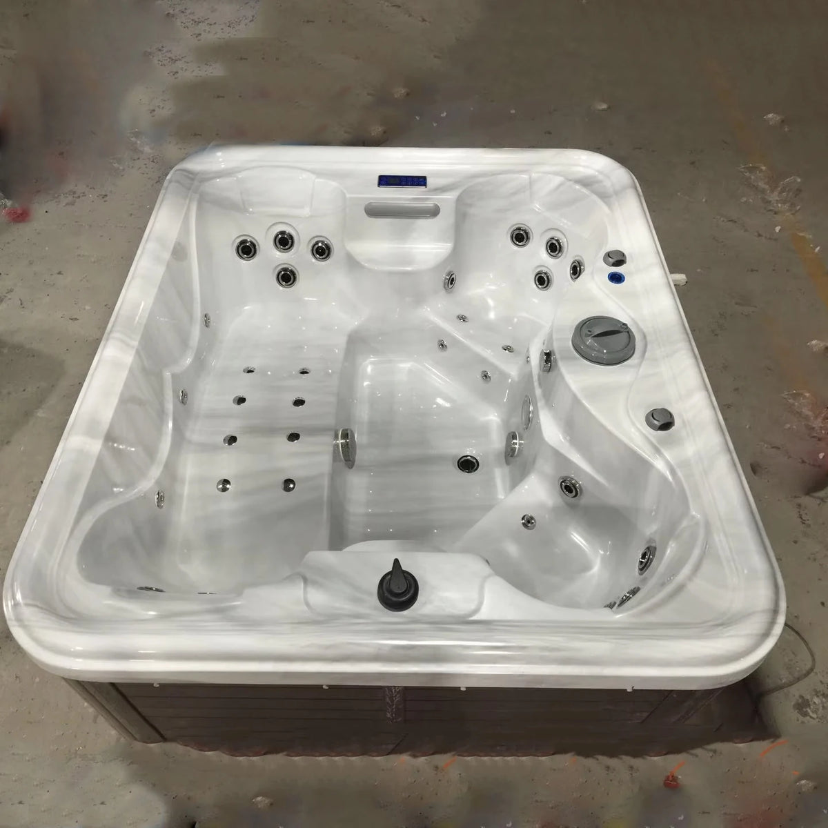 2120X2120X900mm 4 people Swimming Pool Whirlpool Bathtub Hydromassage Surf Massage Outdoor SPA 99-2