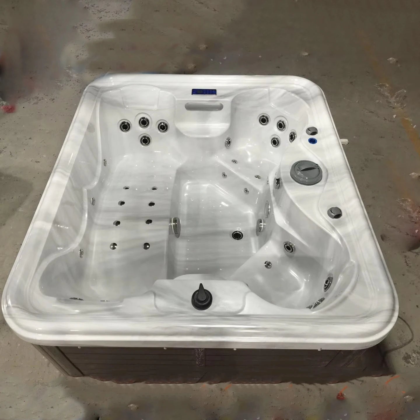 2120X2120X900mm 4 people Swimming Pool Whirlpool Bathtub Hydromassage Surf Massage Outdoor SPA 99-2