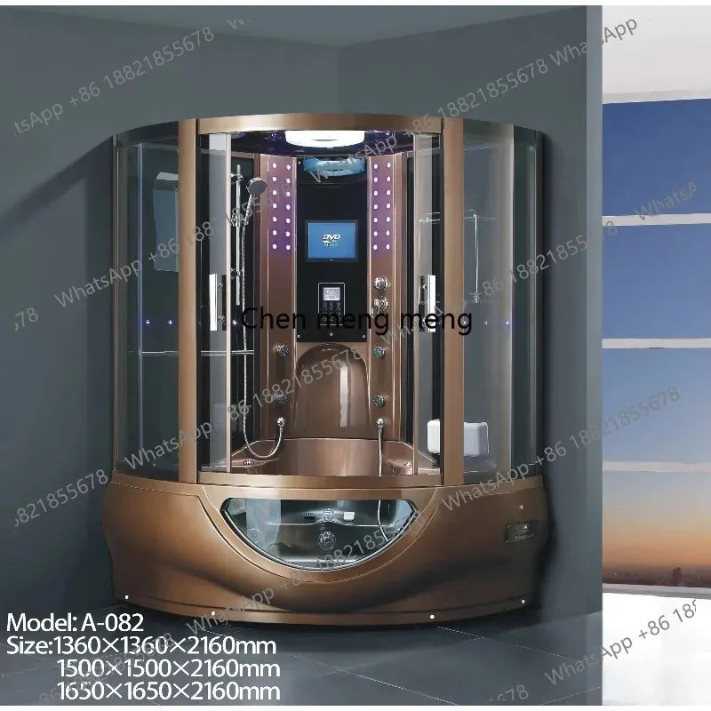 Home Badezimmer Musikfunktion Glas Luxus Dampfduschkabine Sauna M178