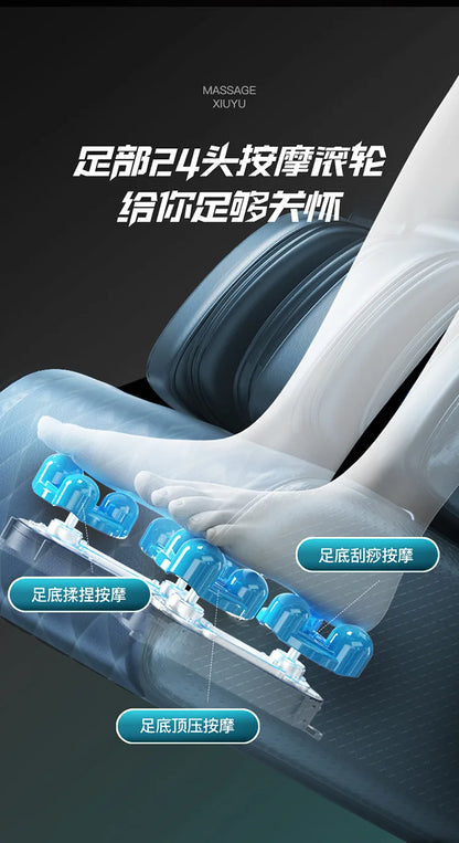 Ganzkörper-Smart-Massagesofa, vollautomatisch, multifunktional, Deluxe, Zero-Gravity-Massagesessel