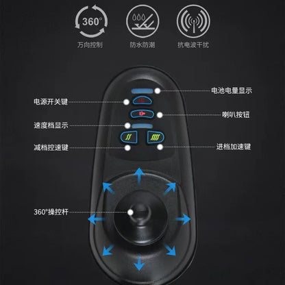 Electric wheelchair Automatic intelligent 24V electric wheelchair Special for the elderly Disabled scooter Foldable