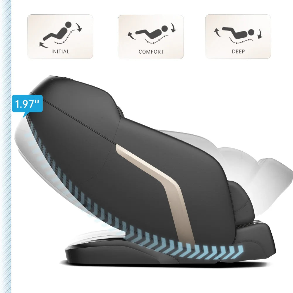 4D SL Airbag Zero Gravity full body Massage Chair Home 3D Office Foot Roller Shiatsu Office Chair Massage Sofa