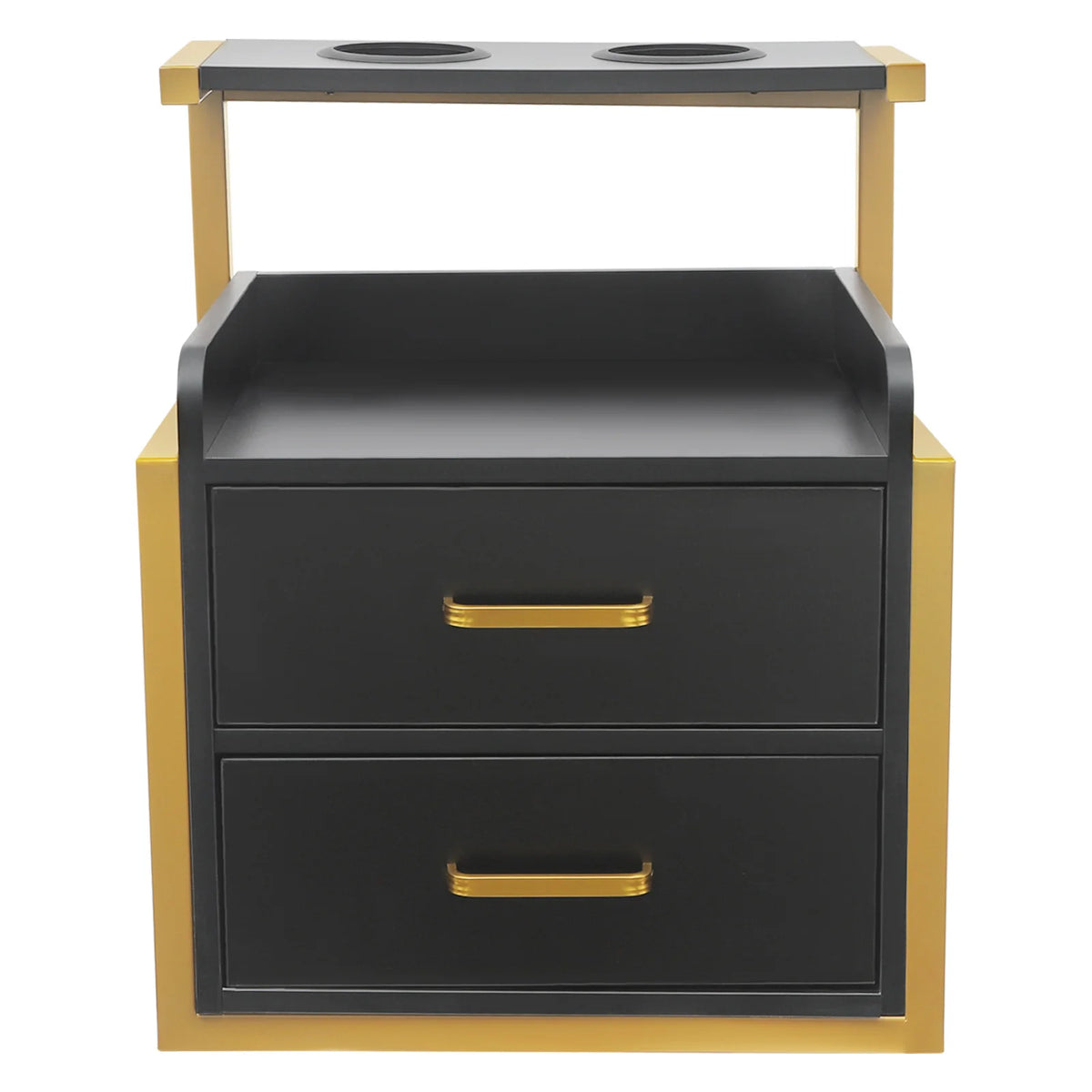 Multifunktionale Salonwagen Wandmontierter Friseurschrank Friseursalon Spezial Dauerwellen-Färbemittel-Ablageregal Möbel