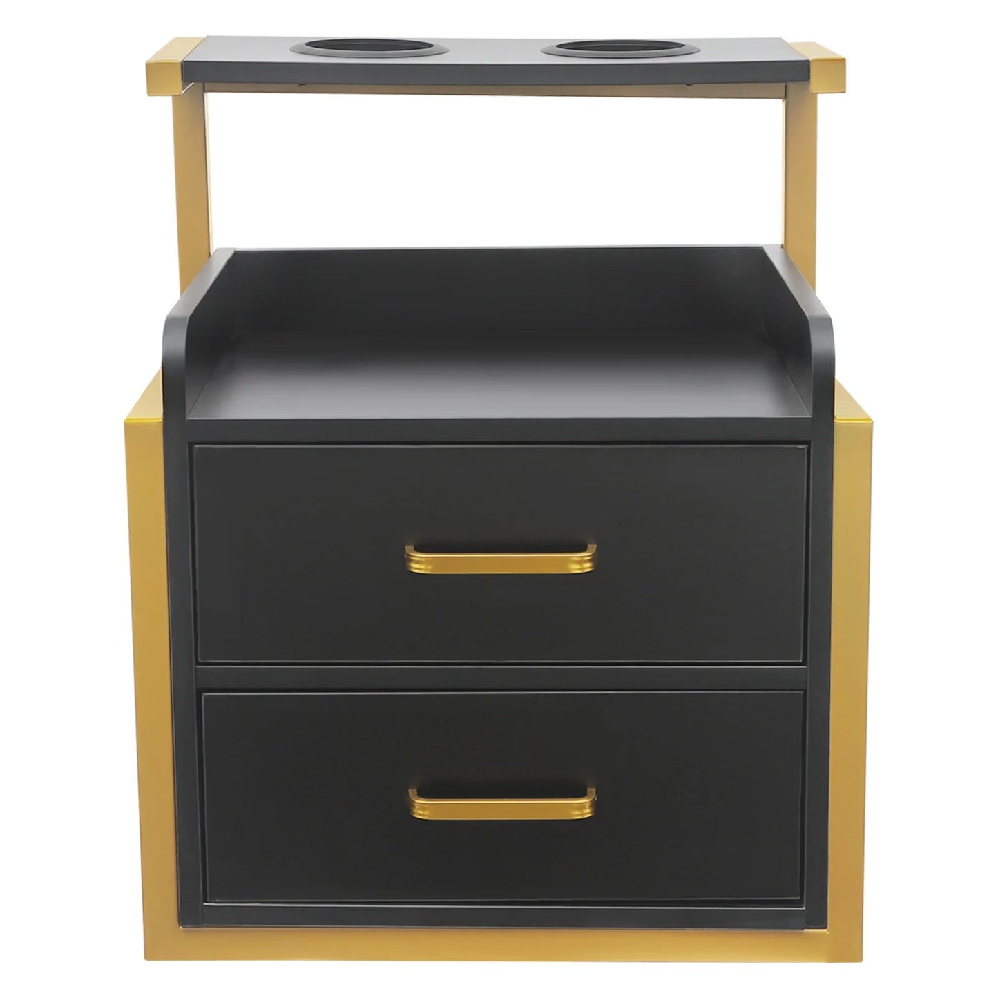 Multifunktionale Salonwagen Wandmontierter Friseurschrank Friseursalon Spezial Dauerwellen-Färbemittel-Ablageregal Möbel