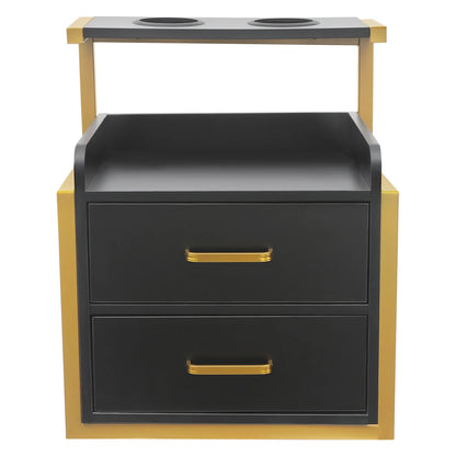 Multifunktionale Salonwagen Wandmontierter Friseurschrank Friseursalon Spezial Dauerwellen-Färbemittel-Ablageregal Möbel