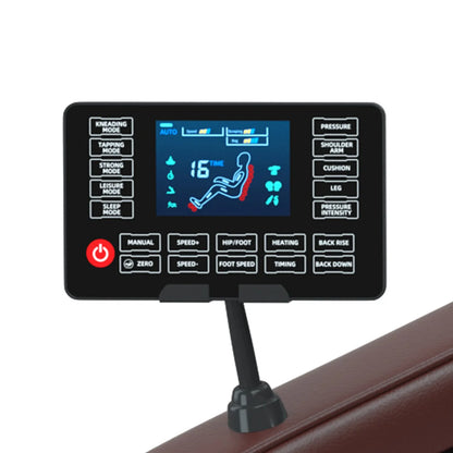 4D-Zero-Gravity-Massagesessel, automatische Heizfunktion, Bluetooth-Musik, Airbag und Shiatsu-Liegefunktion
