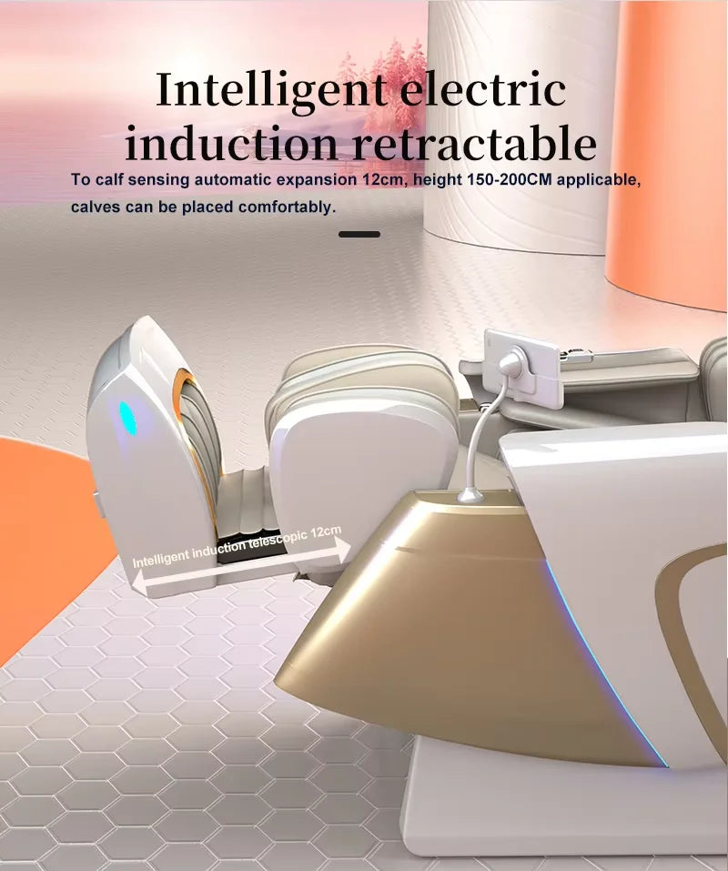 OEM Modern Shiatsu Massager Blood Circulation SL Track Full Body Luxury 4d Ai Zero Gravity Massage Chair