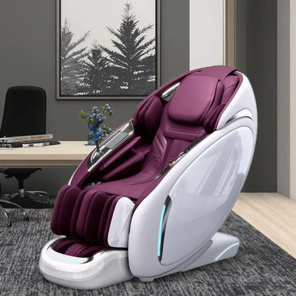 2025 Ganzkörper-Massagesessel Luxus Zero Gravity Shiatsu Elektrische Heizung SL Track 4D Massagesessel Ai Sprachsteuerung