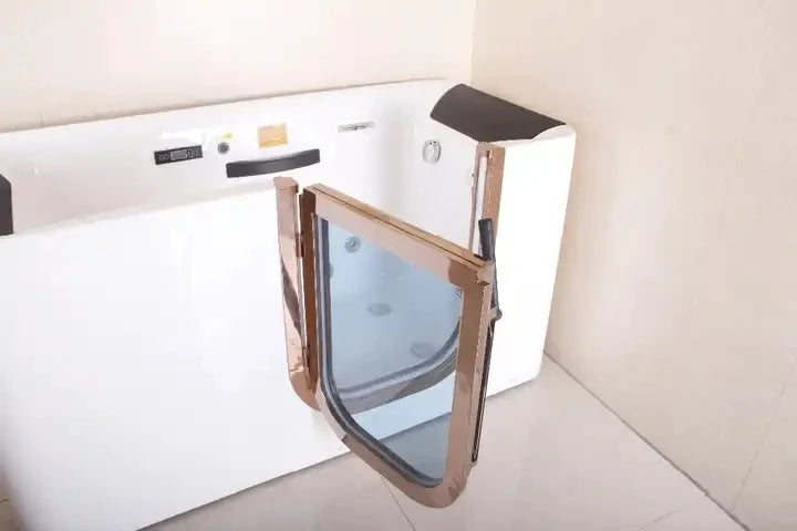 Acryl-Badewanne für Senioren, behindertengerechte Badewanne, begehbare Badewanne