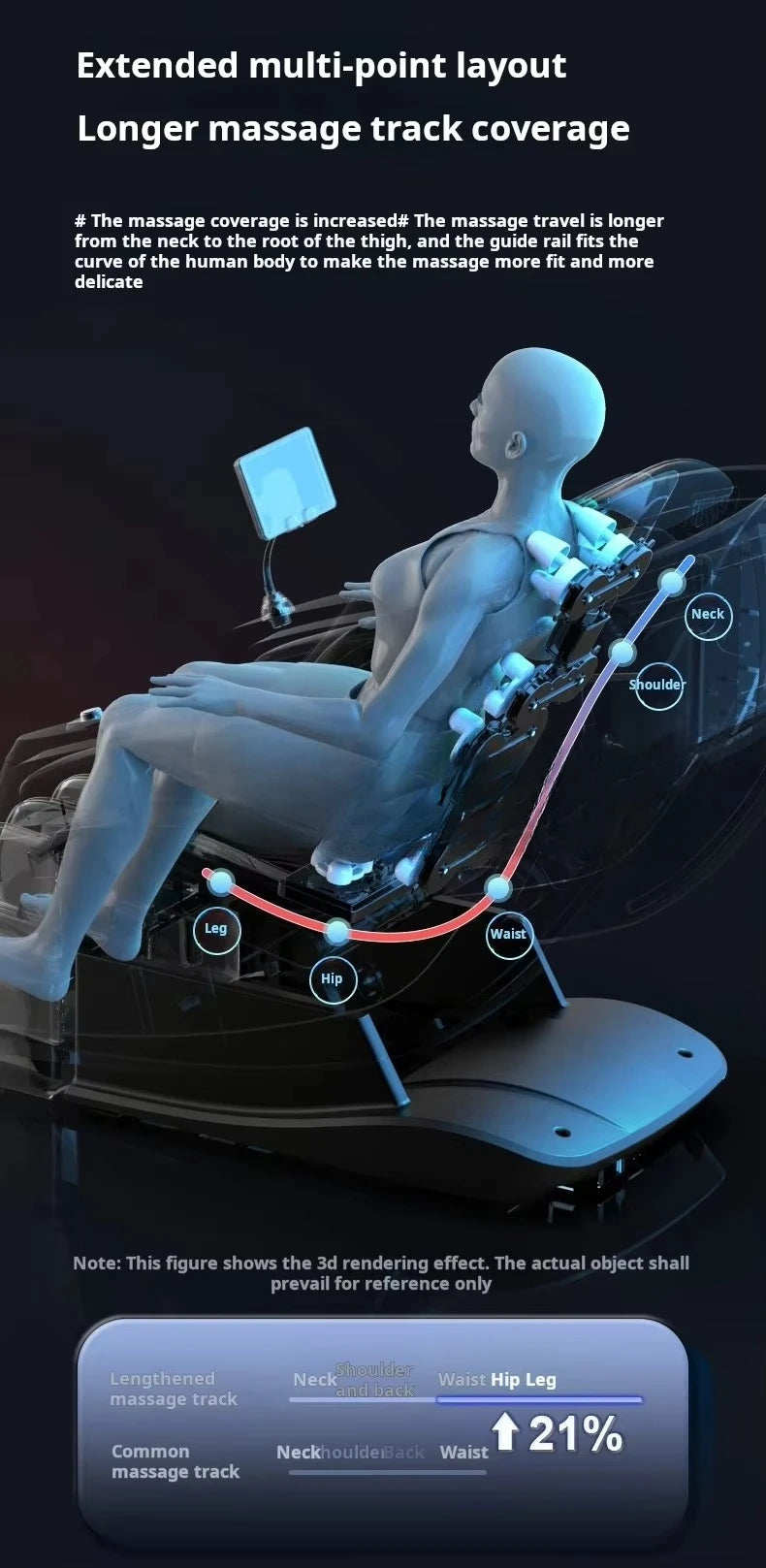 C16 Integra Comprehensive Full Body Massage with Zero Gravity Feature Heating Smart Shiatsu Massage Chair