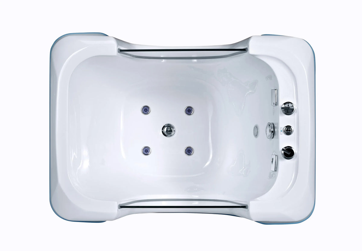 Sunrans Wholesale Freestanding Acrylic Dog Grooming Bath Tub Pet Spa Whirlpool Massage Bathtub for Pets