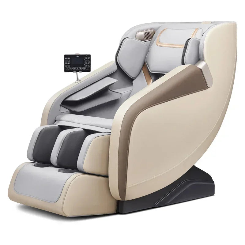 Kundenspezifische Taillen-Rückenheizung, Ganzkörperairbags, sechs automatische Programme, elektrischer ergonomischer Leder-Büromassagesessel