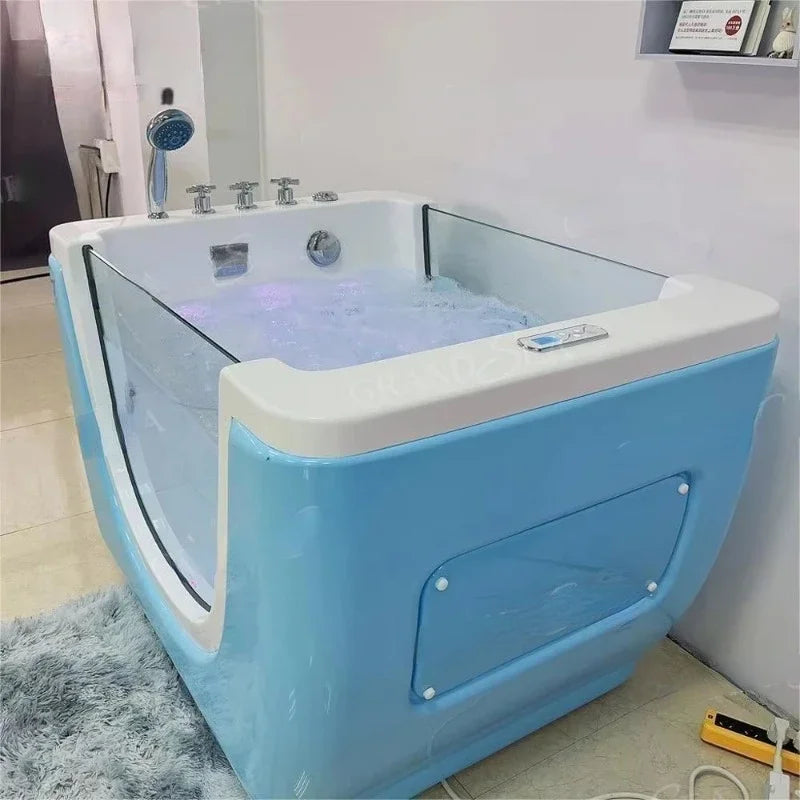Hot sales CE Certified Children's Hydromassage Bathtub Freestanding Massage Bathtub Multifunctional Swimming Bathtub