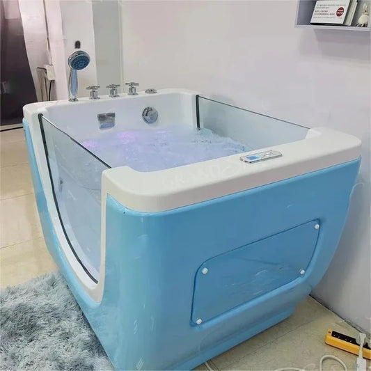 Hot Sales CE-zertifizierte Kinder-Hydromassage-Badewanne Freistehende Massagebadewanne Multifunktionale Schwimmbadewanne
