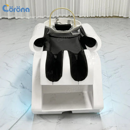 Luxury Electric Massage Head Spa Water Therapy Shampoo Bed Electric Massage Hair Washing Head Spa Shampoo Bed With Heating
