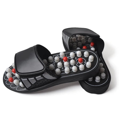 Feet Massage Slippers Foot Reflexology Acupuncture Therapy Massager Walk Stone Shoes Acupuncture Cobblestone Massageador Sandal