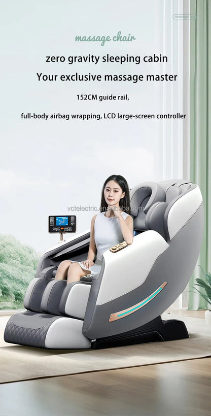 Shiatsu Recumbent Spa Pedicure 4d SL Track Zero Gravity Full Body Massage Chair