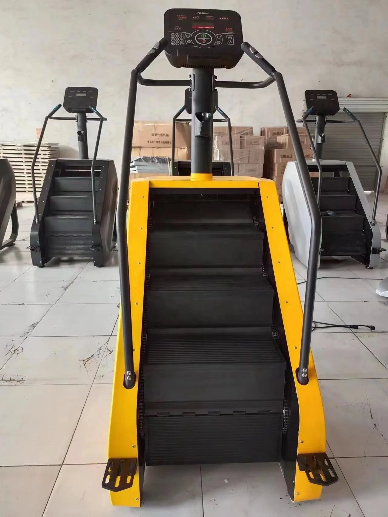 Wettbewerbsfähiger Preis Raum Studio Leise Gehende Angetriebene Elektrische Cardio Stepper Treppensteigmaschine
