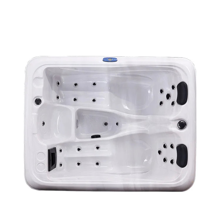 Outdoor-Whirlpool 6 Personen Familie mit Massagedüsen Badewanne Acryl-Schwimmbecken Swim Pool Jacuzzi