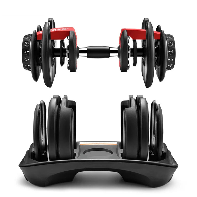 In Stock Home Gym Multi-function Cast Iron Dumbbells 24kg 40kg 52.5lbs 90 Lbs Adjustable Dumbbell Set