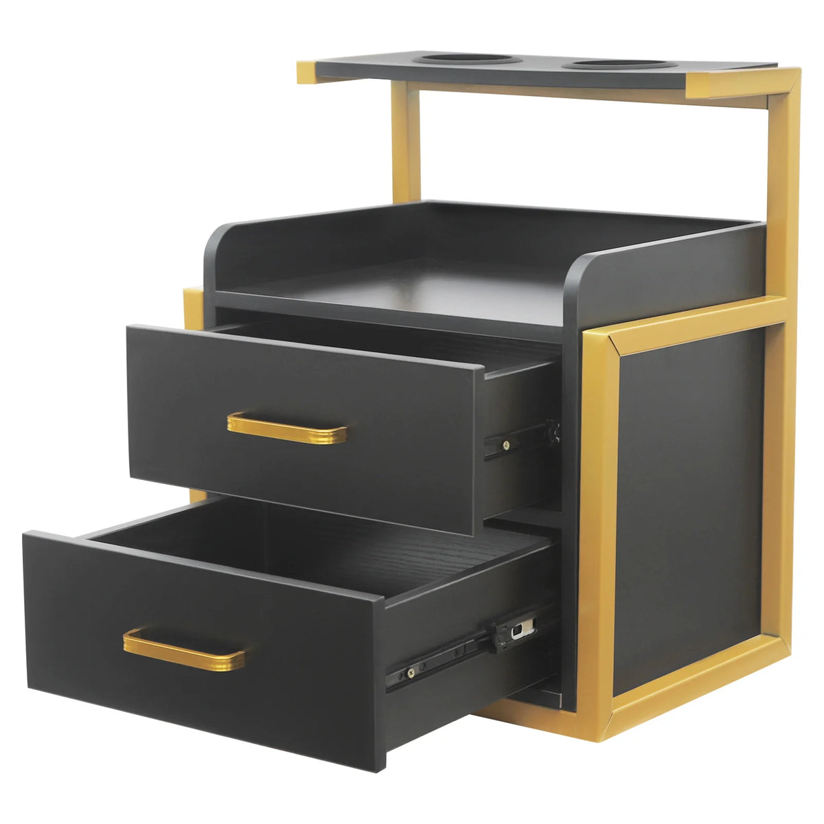 Multifunktionale Salonwagen Wandmontierter Friseurschrank Friseursalon Spezial Dauerwellen-Färbemittel-Ablageregal Möbel