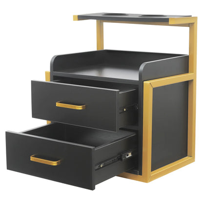 Multifunktionale Salonwagen Wandmontierter Friseurschrank Friseursalon Spezial Dauerwellen-Färbemittel-Ablageregal Möbel