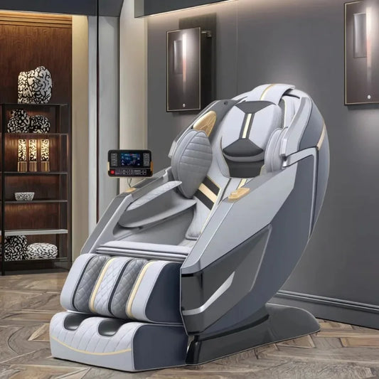 Elektrischer Massagesessel Fußroller Massage Ruhesessel Ganzkörper-Schwerelosigkeit Dehnbarer 4D-Massagesessel 2025
