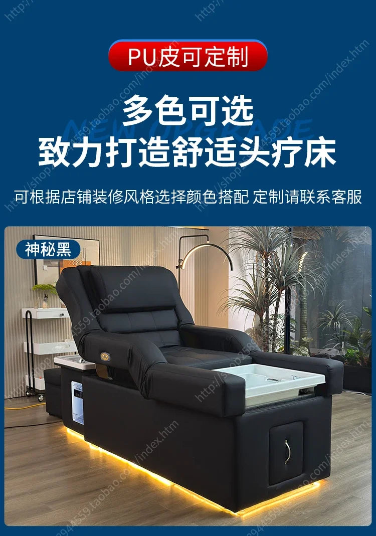 FTElectric lifting foot bath sofa integrated bed high-end shampoo foot bed